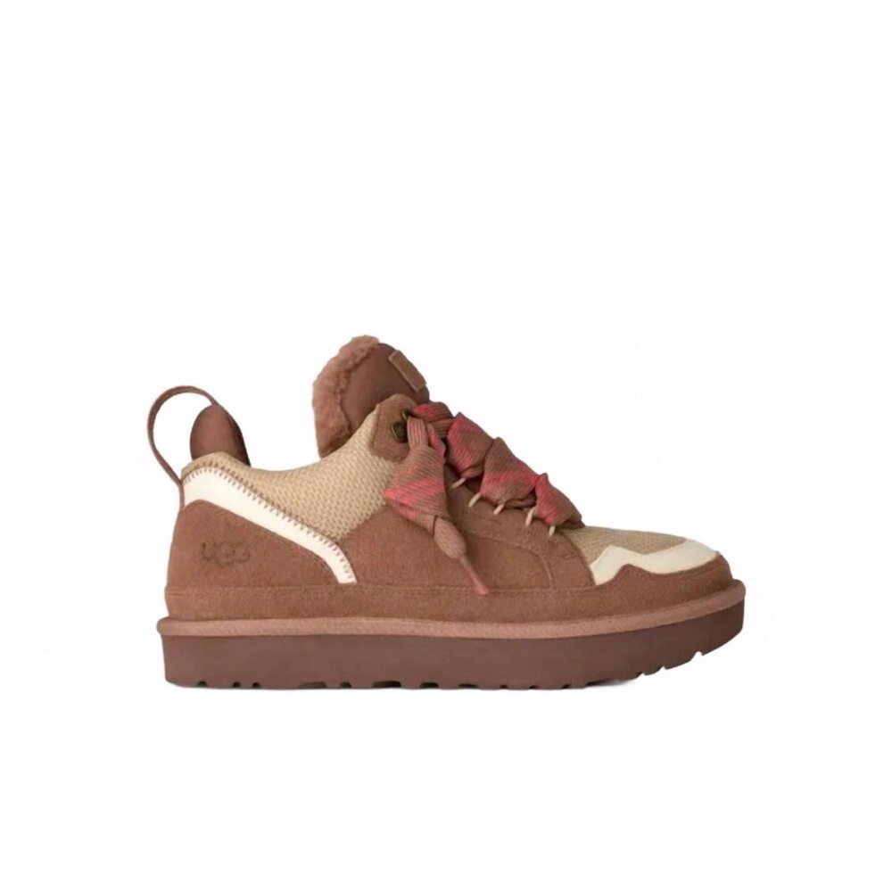UGG Brown and Cream Ankle Boots